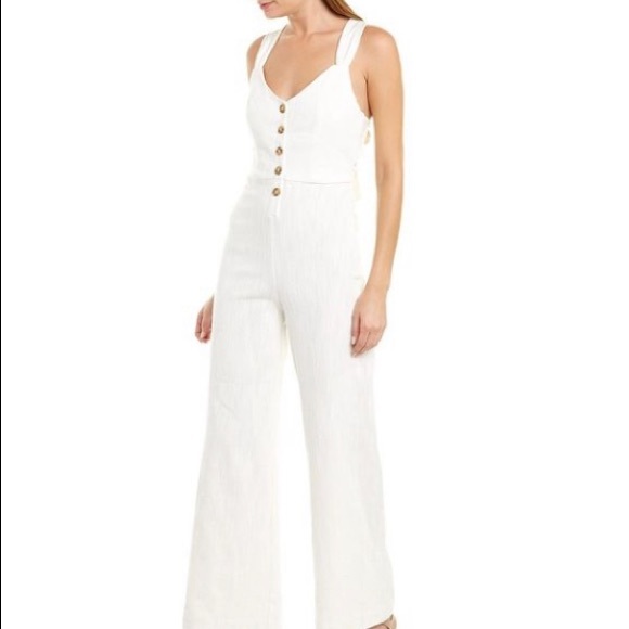 knot sisters Pants - White jumpsuit sz M